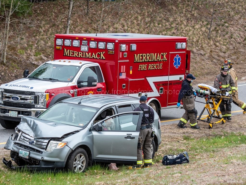 NH State Trooper Injured After Car Crashes Into Cruiser In Merrimack ...
