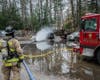 The crash involved Eugene Mirman, a voice-over artist who works on the show Bob's Burgers. Firefighters used thousands of gallons of water.