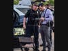 Law enforcement using drones, K9s, and multiple officers searched heavily wooded areas around Mallard Dr and Joey Rd in Merrimack.