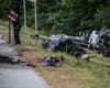Amherst Police Department identified the deceased drivers as Joseph Wayne Leblanc, 44, of Marlborough, and Keith Clegg, 44, of Nashua