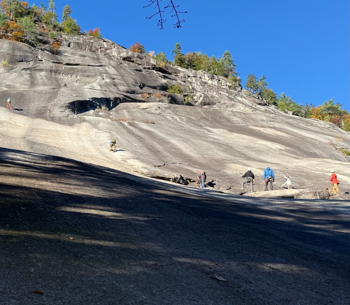 William Carron of Portland, Maine, called for help after climbing to a location called "Sliding Board," where he felt unsafe.