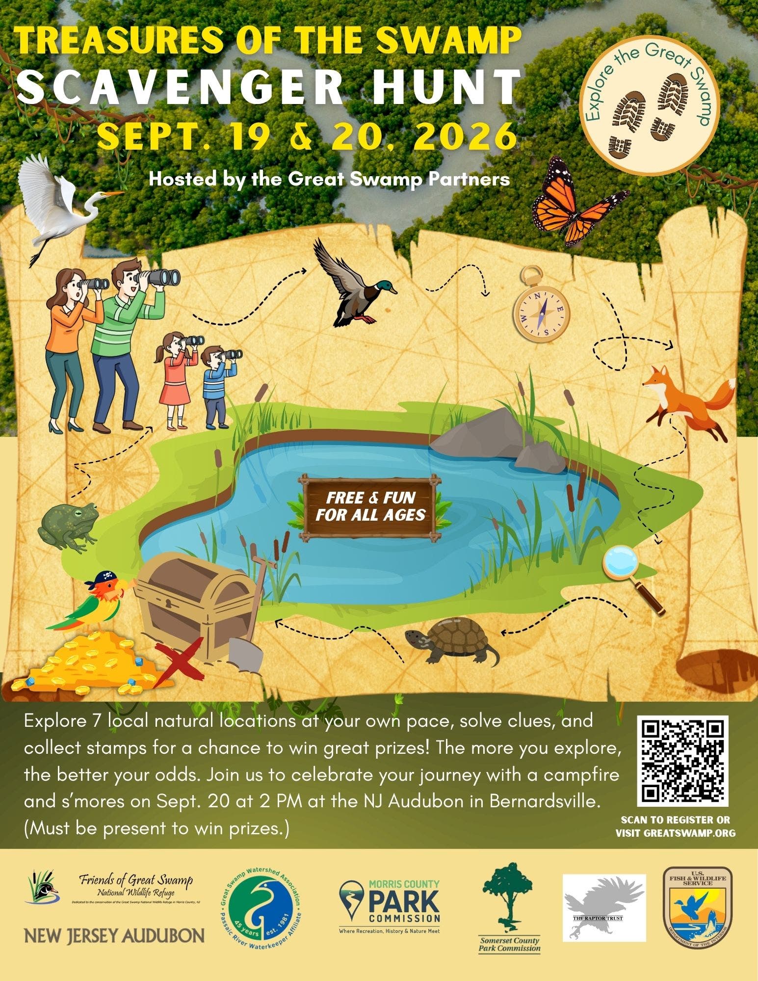 Treasures of the Swamp Scavenger Hunt 9/19 & 9/20