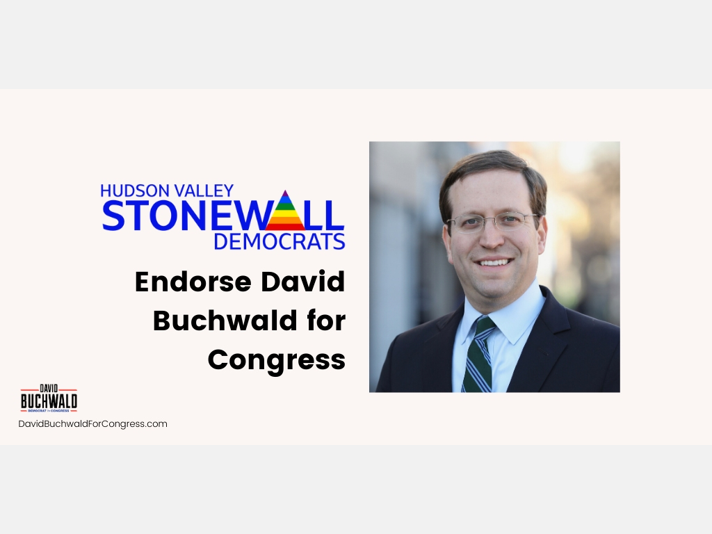 Hudson Valley Stonewall Democrats Endorse David Buchwald White Plains, NY Patch