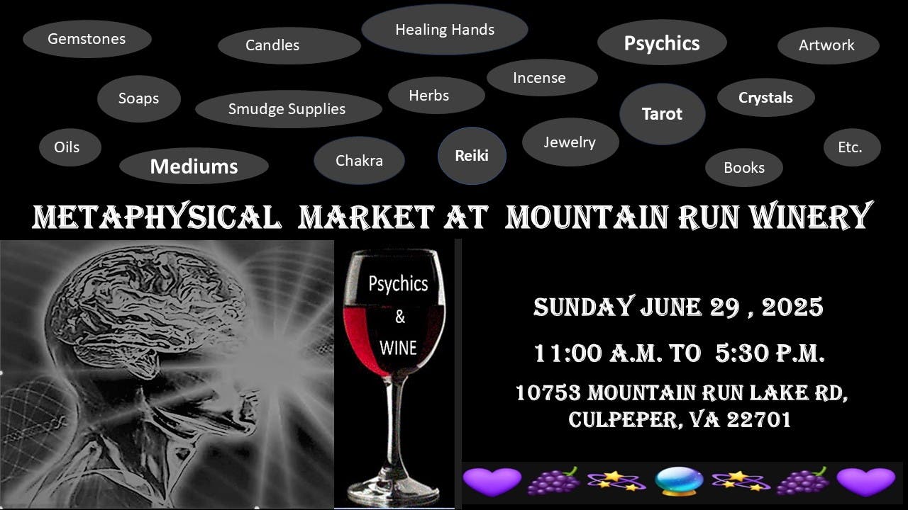 Metaphysical Market at the Winery 