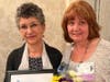 SIIR Past-President Patti Cullen (right) poses with Fayrouz Azer of Diakon Lutheran Ministries, winner of the Organization Advancing the Status of Women Award.