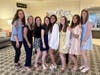SIIR Scholarship and Continuing Education Award recipients (left to right): Anna Libikh, Alexis Tinelli, Jessica Mutchnick, Sarah Mutchnick, Jamie Hennigan, Kate Loftus (graduate), Irem Kir, Rebecca Brennan (graduate)