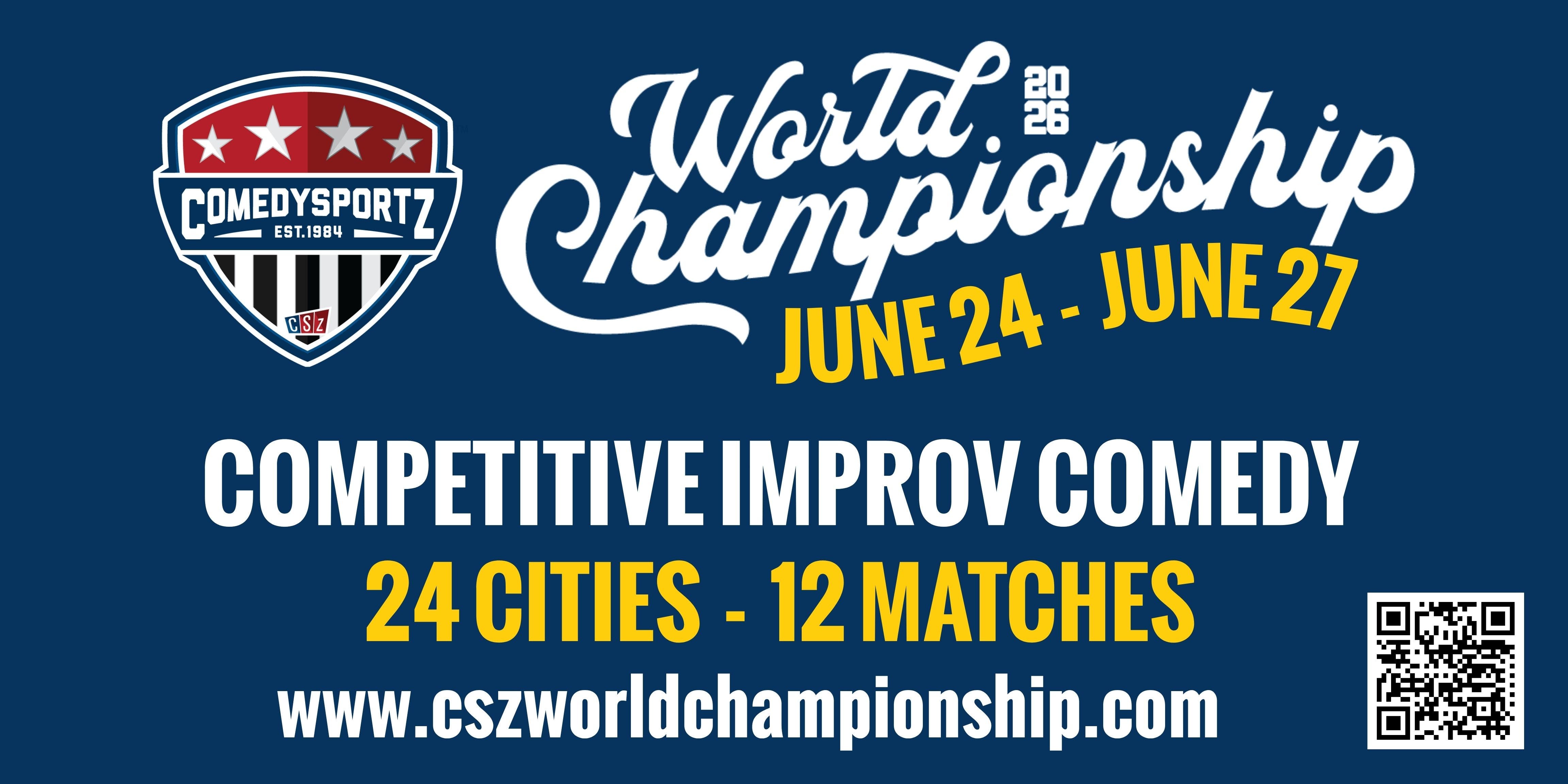 Jersey Shore to Host 2026 ComedySportz World Championship