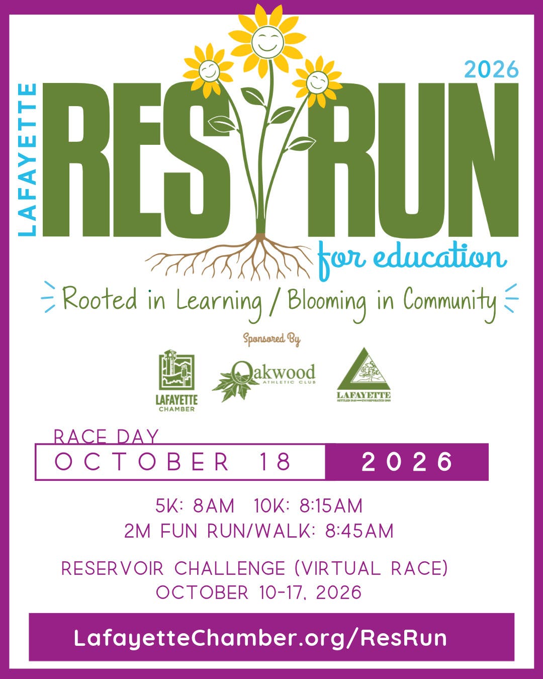 Lafayette Res Run for Education