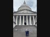 1st Lieutenant Rik Jones and Cadet 1st Lieutenant Tyler Jones from Ridgewood, NJ at U.S. Capitol Building