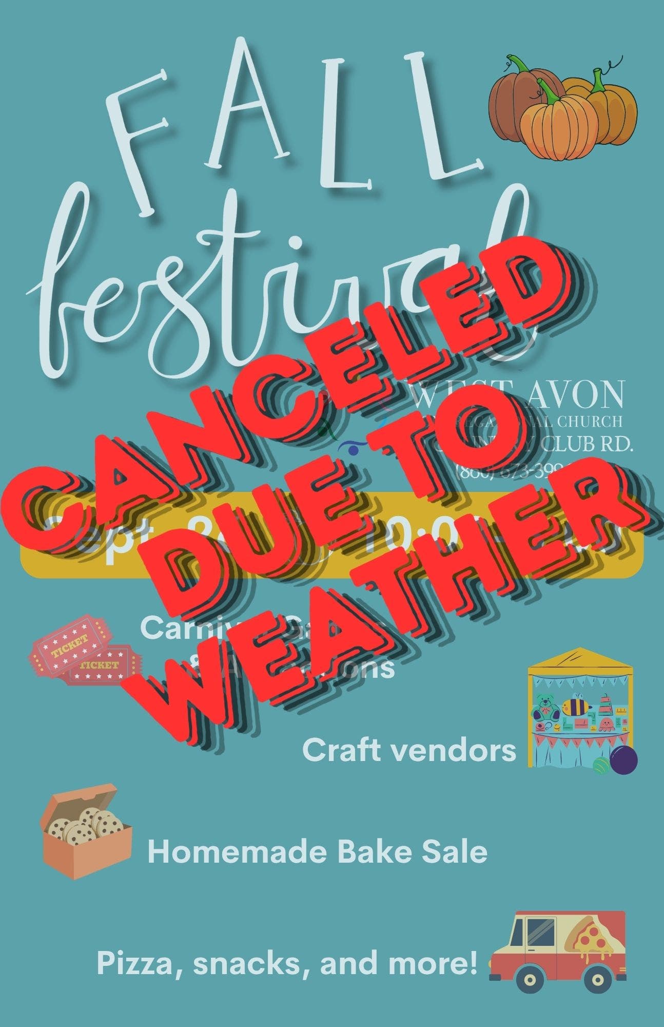 CANCELED DUE TO WEATHER Fall Festival