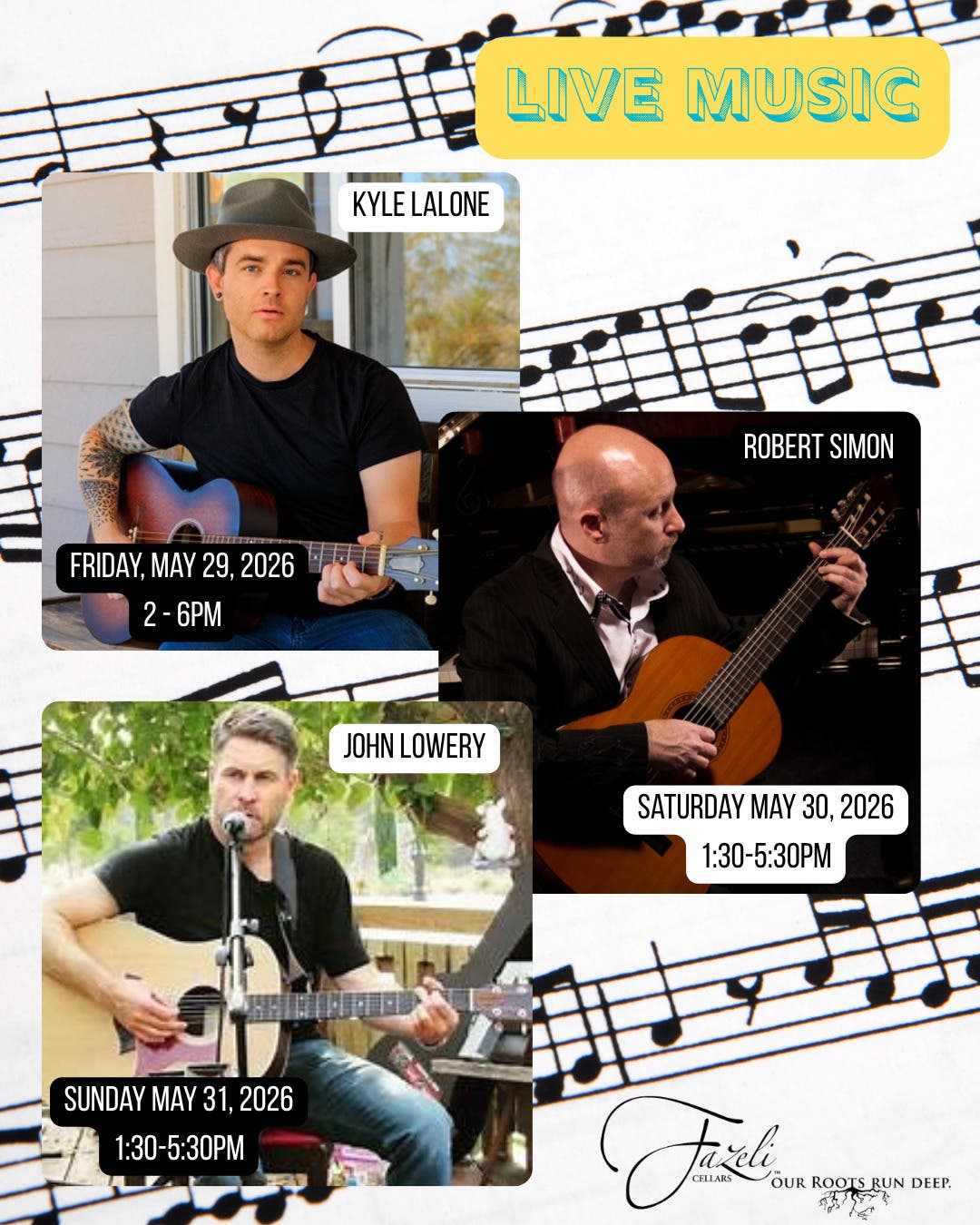 Live Music this Weekend