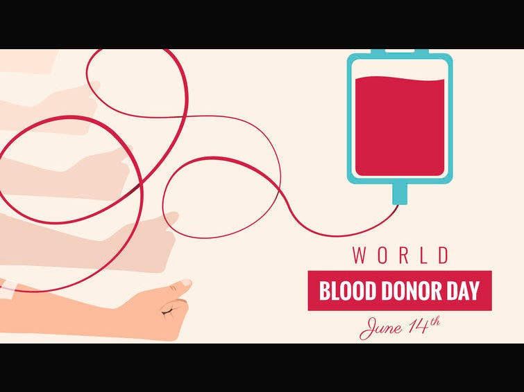 World Blood Donor Day is Sunday, June 14.