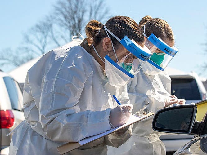 California insurers are bearing billions of dollars of unexpected costs for COVID-19 testing and treatment. 