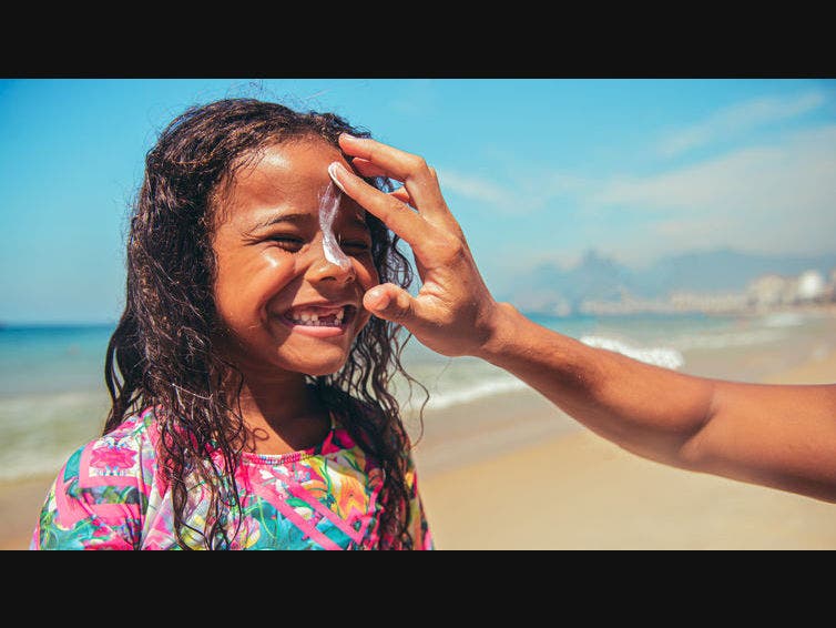 Just a few severe sunburns can increase a child's risk of skin cancer later in life. A great way to help protect your children from unprotected sun exposure is by applying sunscreen.