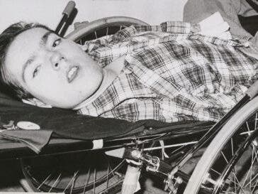 Mark O’Brien after he was admitted to UC Berkeley in 1978 at almost 30 years old. 