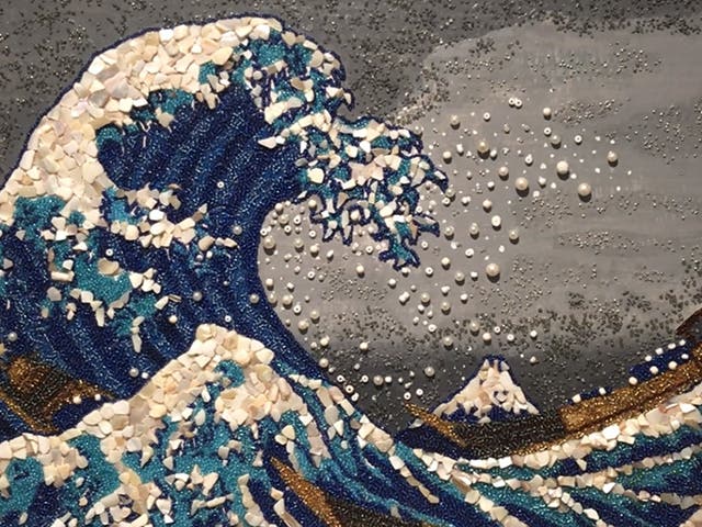 STUDENT ART – "The Wave" by Blanca Quezada of Millikan High School
