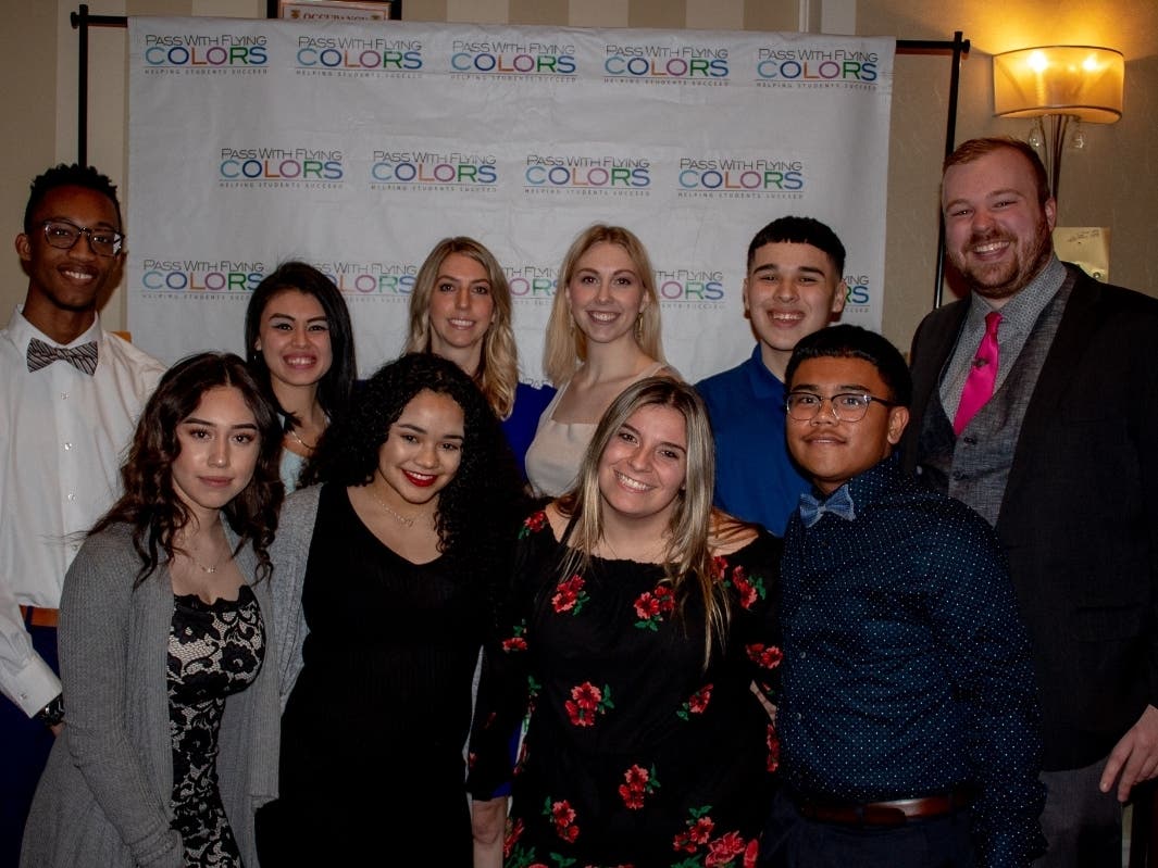 PWFC scholars and staff enjoy a night of celebrating and supporting students