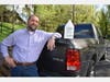 Sales Executive Christian Schanie spends much time on the phone and in his pickup to get Family Home Medical Equipment/Medical Products Group supplies to customers. 