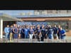 Spectrum employee and community volunteers before beginning a day of revitalization at Ocean Bay Community Development Corporation in Far Rockaway.