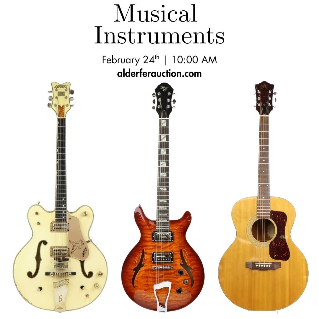 Musical Instrument Auction | Guitars | Studio Recording and Sound Equipment