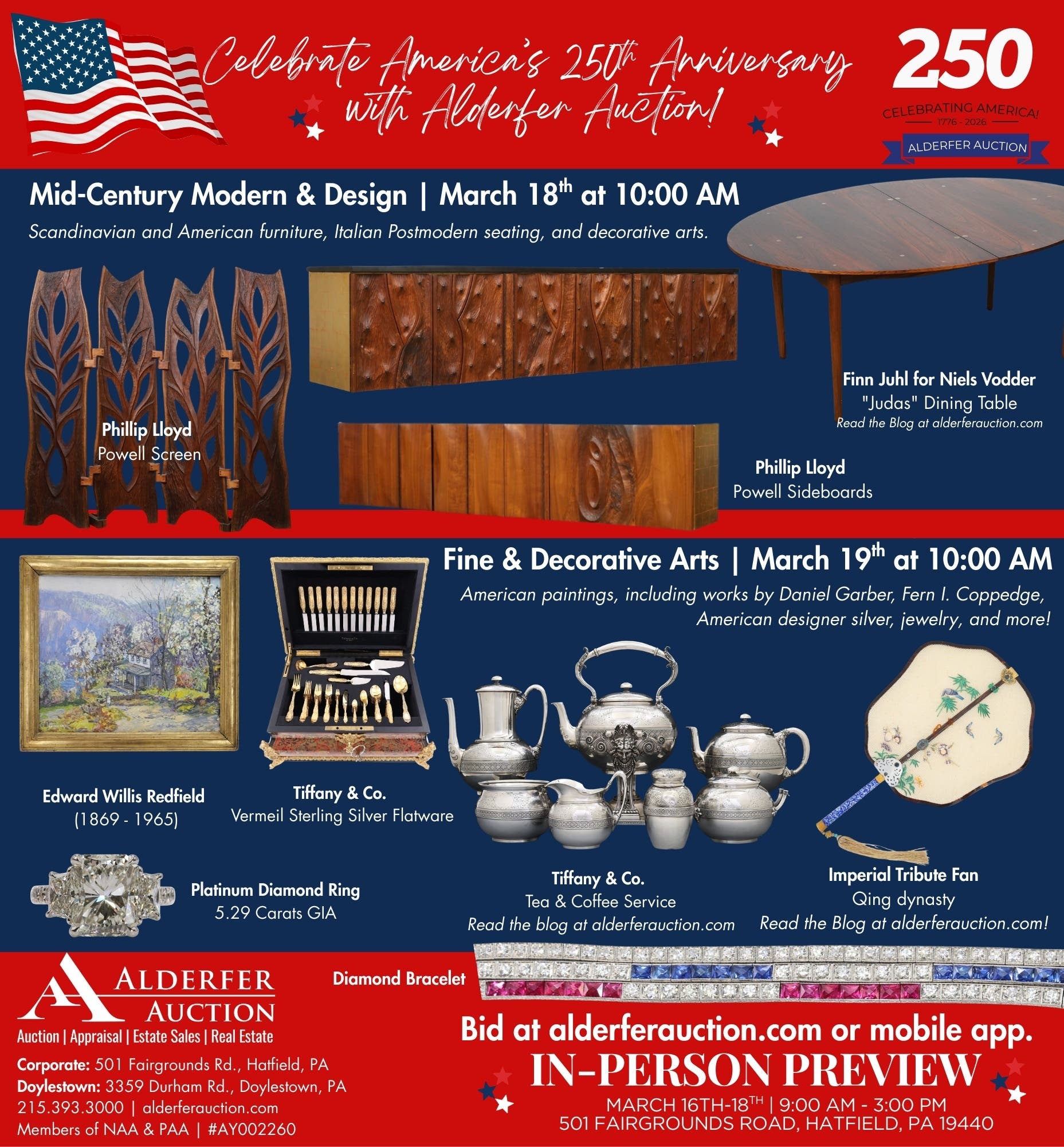 Fine Art | Jewelry | Silver | Art | Autographs | Online Auction March 19