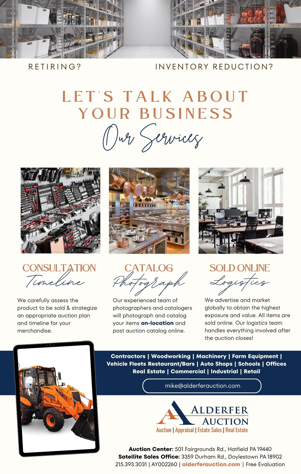 Business Liquidation and Asset Recovery | Alderfer Auction
