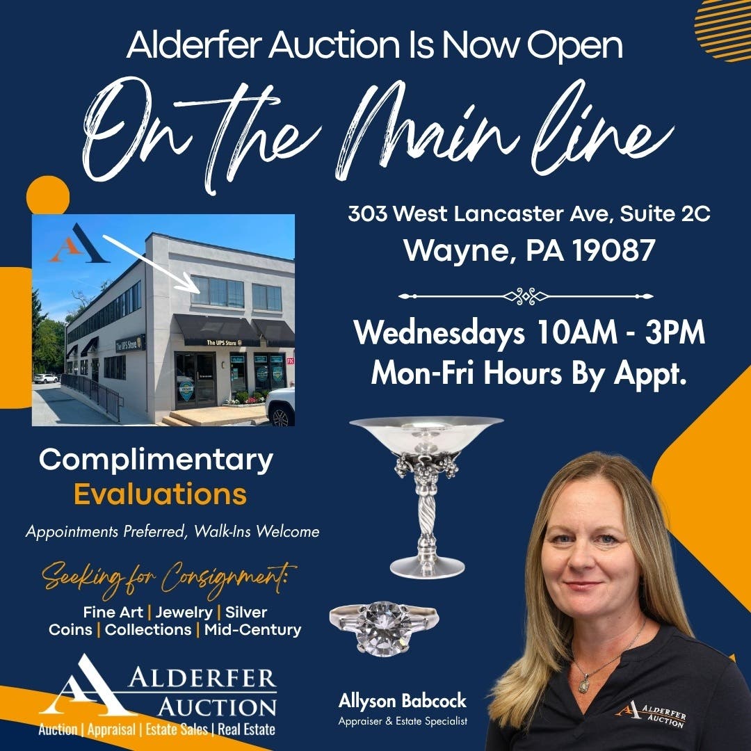 Evaluation Wednesdays On The Main Line | Alderfer Auction