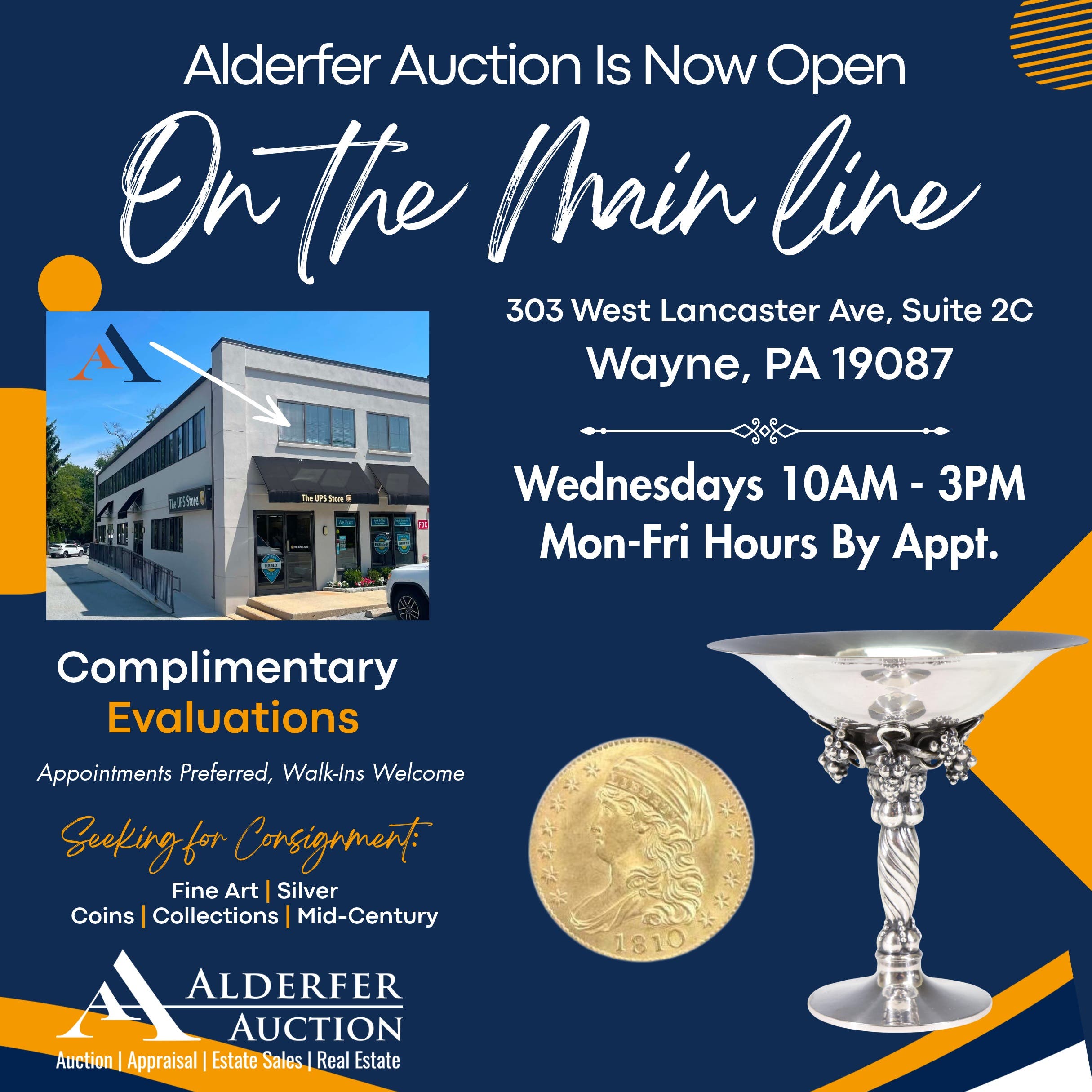 Evaluation Wednesdays On The Main Line | Alderfer Auction