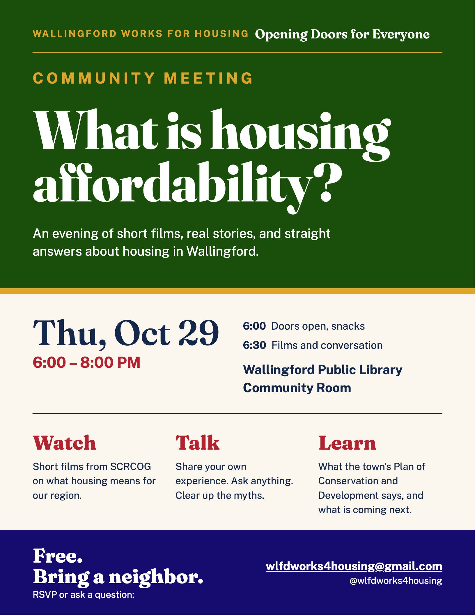 Community Meeting: What is Affordable Housing?