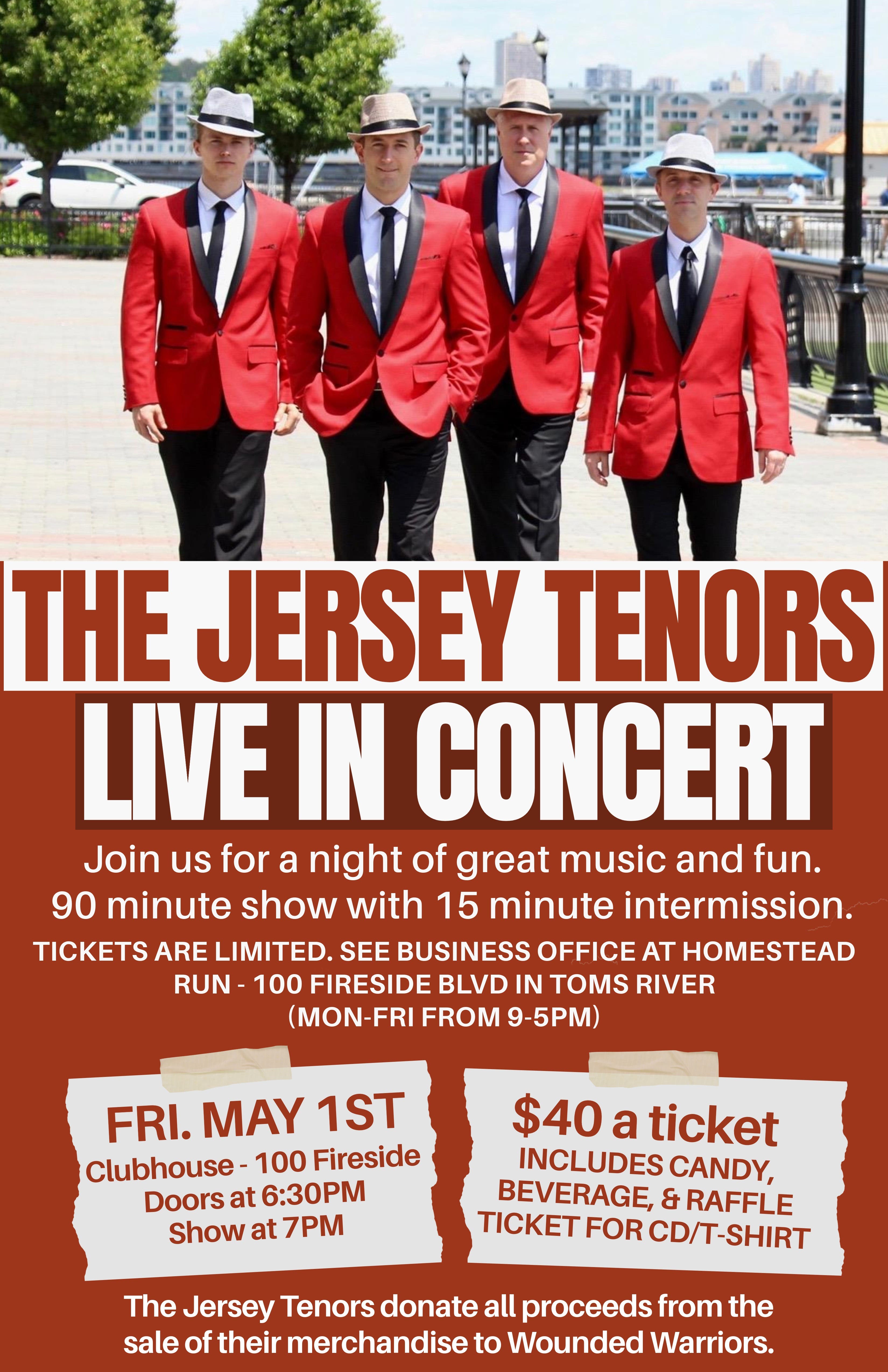 The Jersey Tenors at Homestead Run
