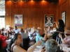 Theresa Rosen, CFP, CLTC toasting Prudence Financial, Inc.'s 36 years in business.