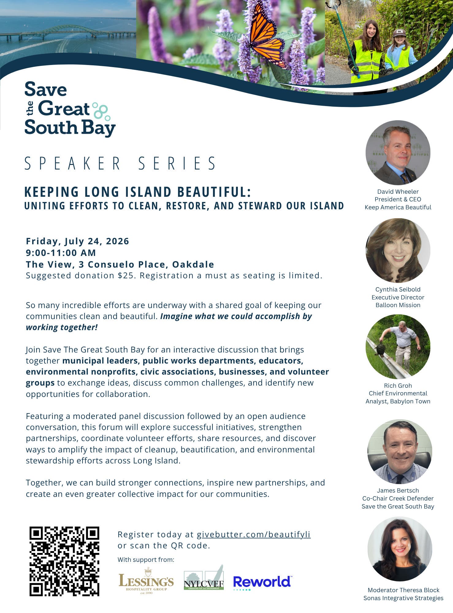 Summer Speaker Series: Beautify LI - Uniting Efforts to Clean, Restore, and Steward Our Island