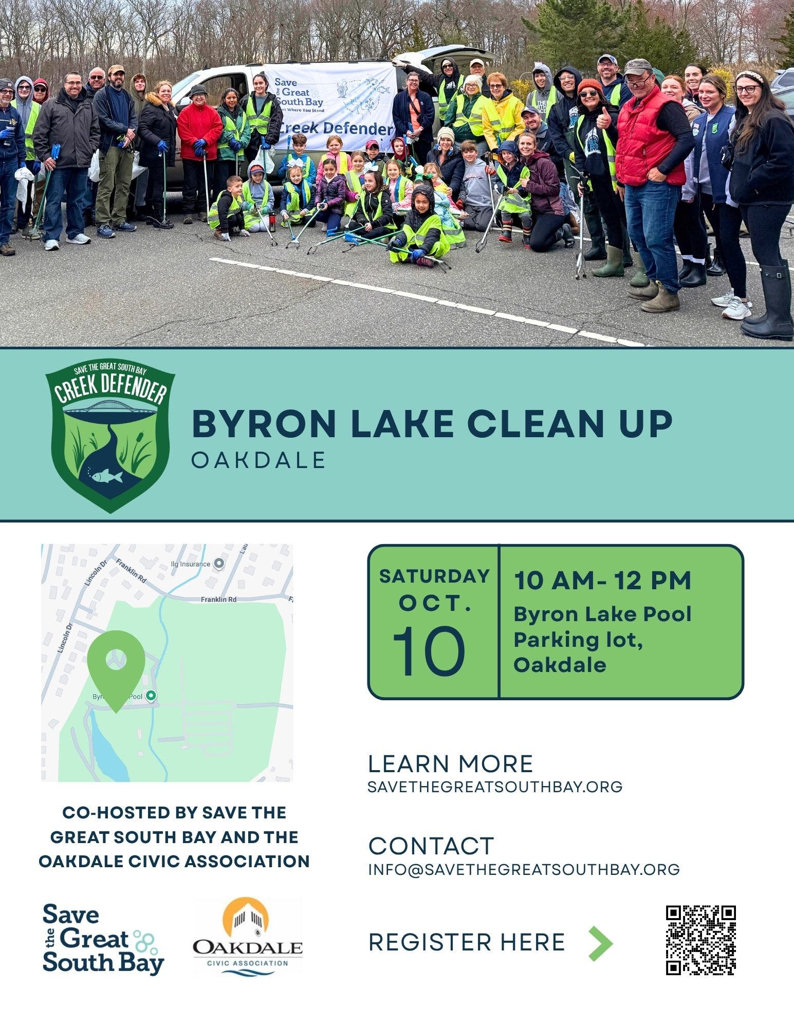 Creek Defender Clean Up Byron Lake