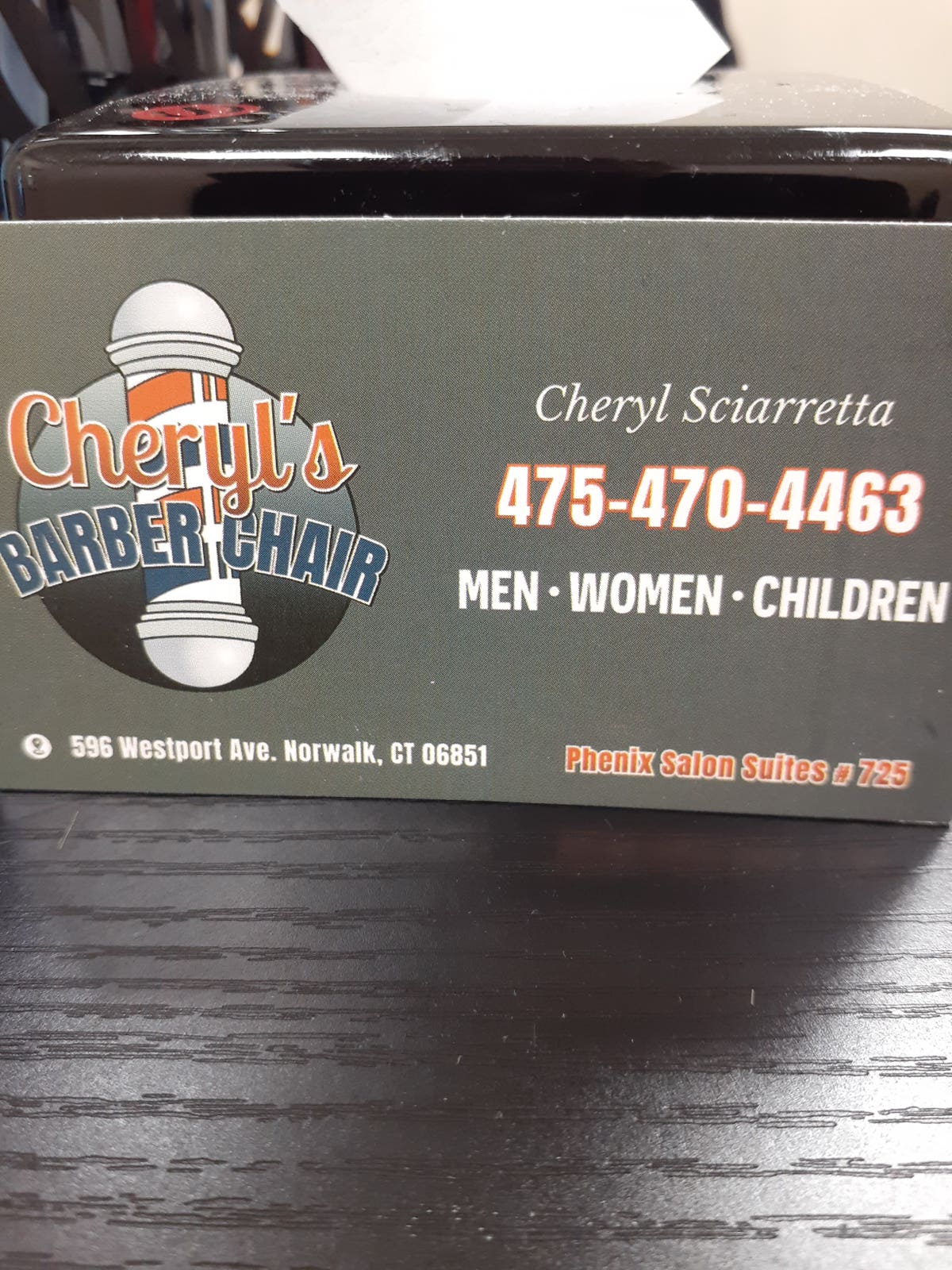 Cheryl's Barber Chair