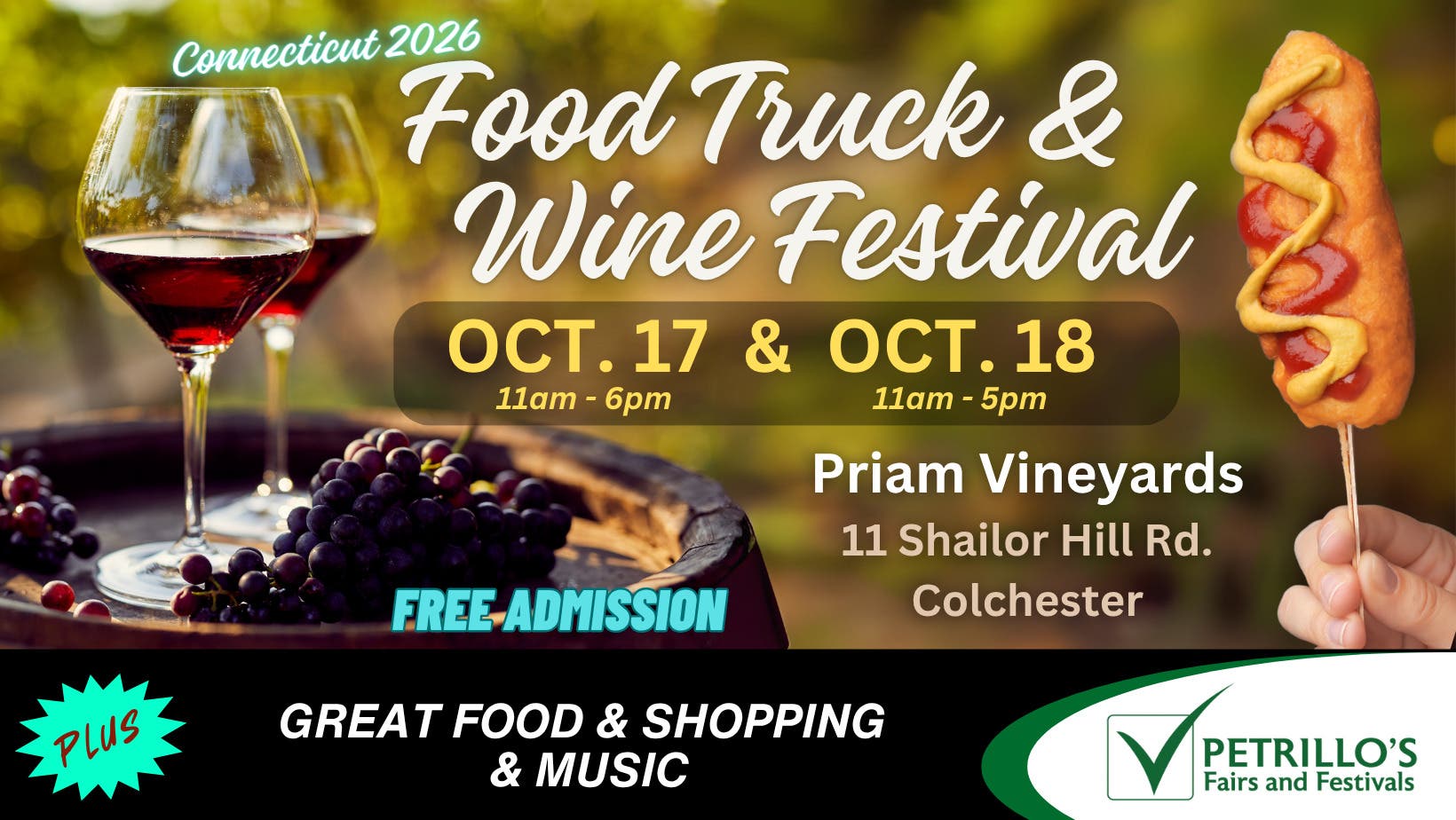 Connecticut 2026 Food Truck & Wine Festival