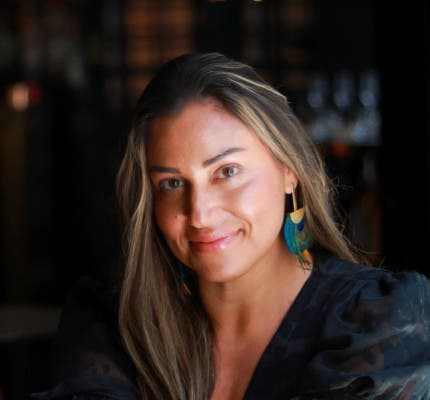 woman smiling at the camera