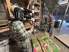 MPT videographer Brian Windle captures the packaging process at Ernst Grain & Livestock in Clear Spring, Washington County.