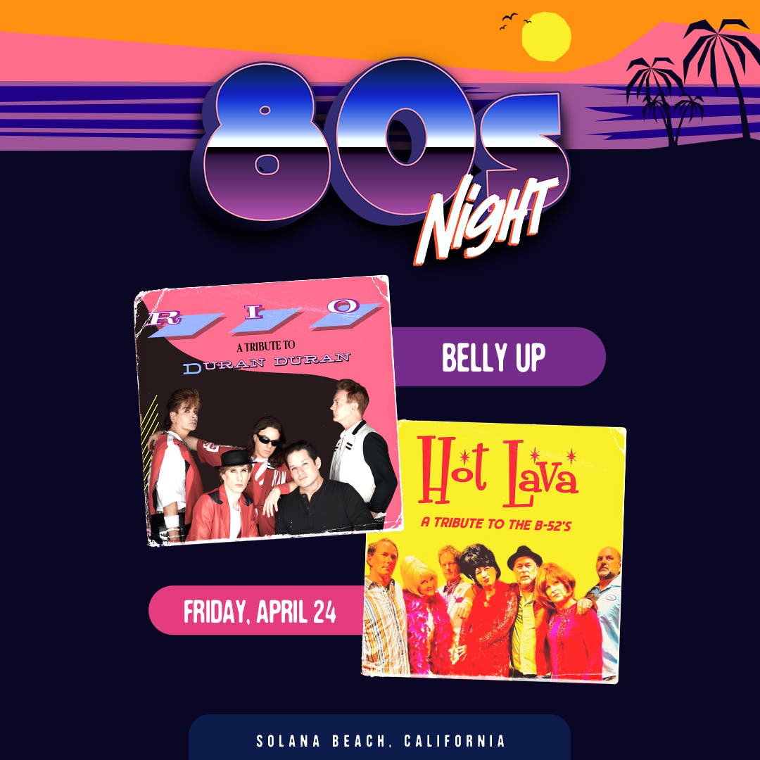 RIO & Hot Lava - an 80’s Night Tribute to Duran Duran and The B-52’s