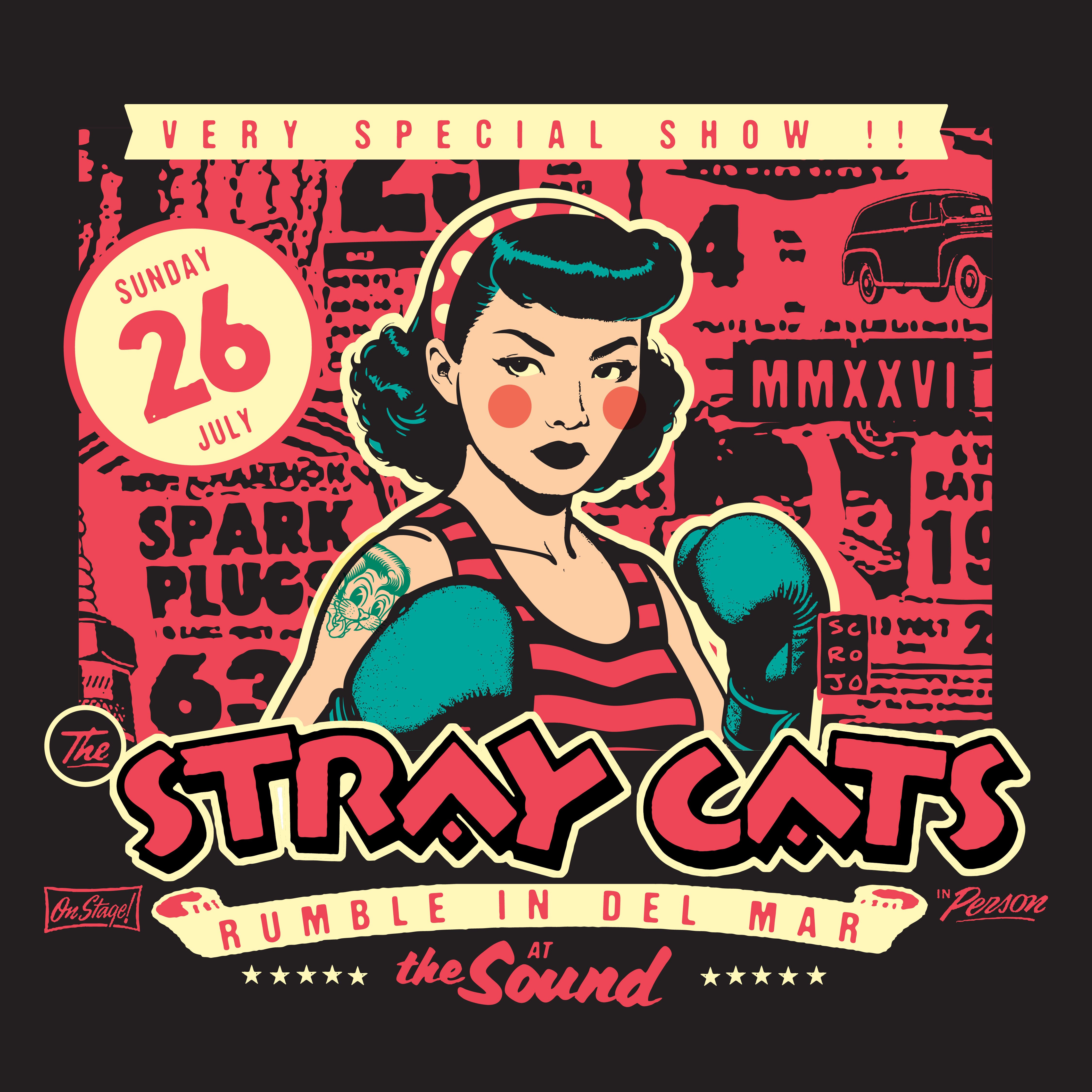 VERY SPECIAL SHOW!! THE STRAY CATS - Rumble in Del Mar