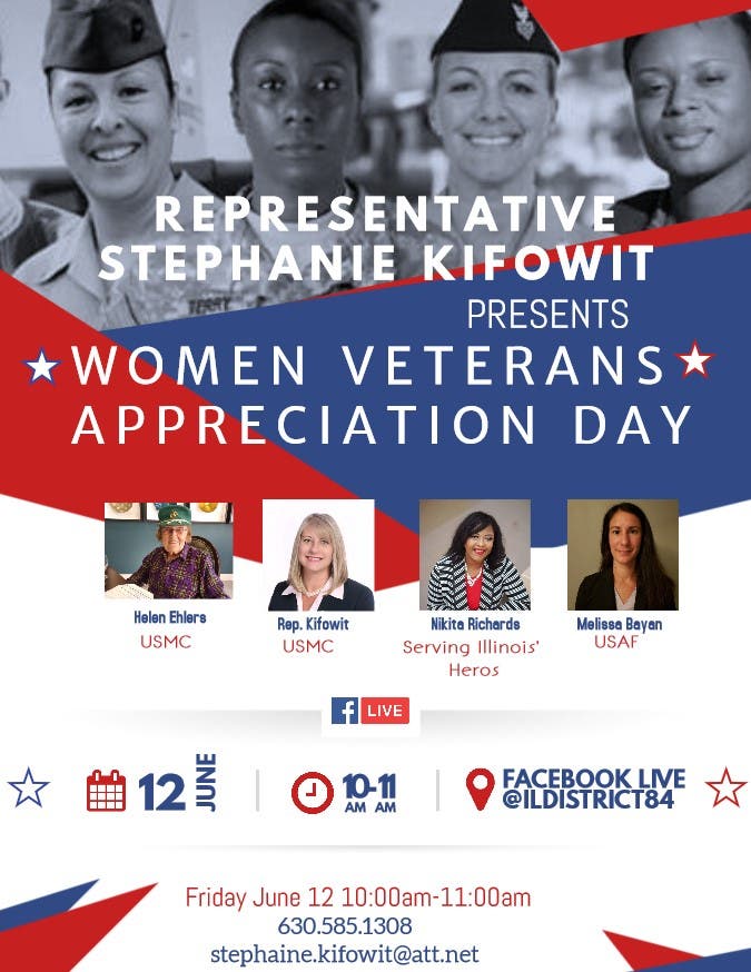 Jun 12 Women’s Veteran Appreciation Day Event Aurora, IL Patch