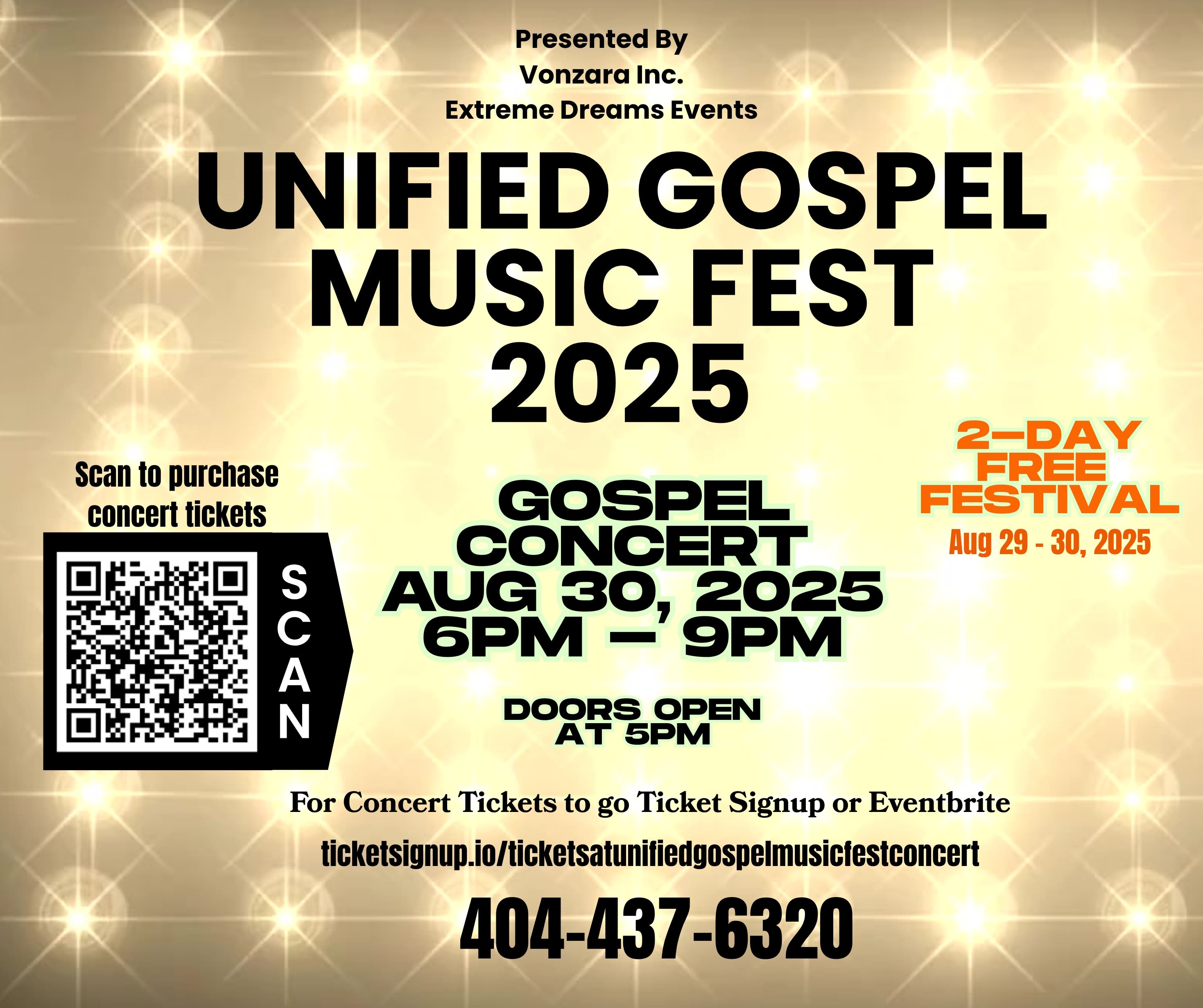The Gospel Concert at the Unified Gospel Music Fest 2025