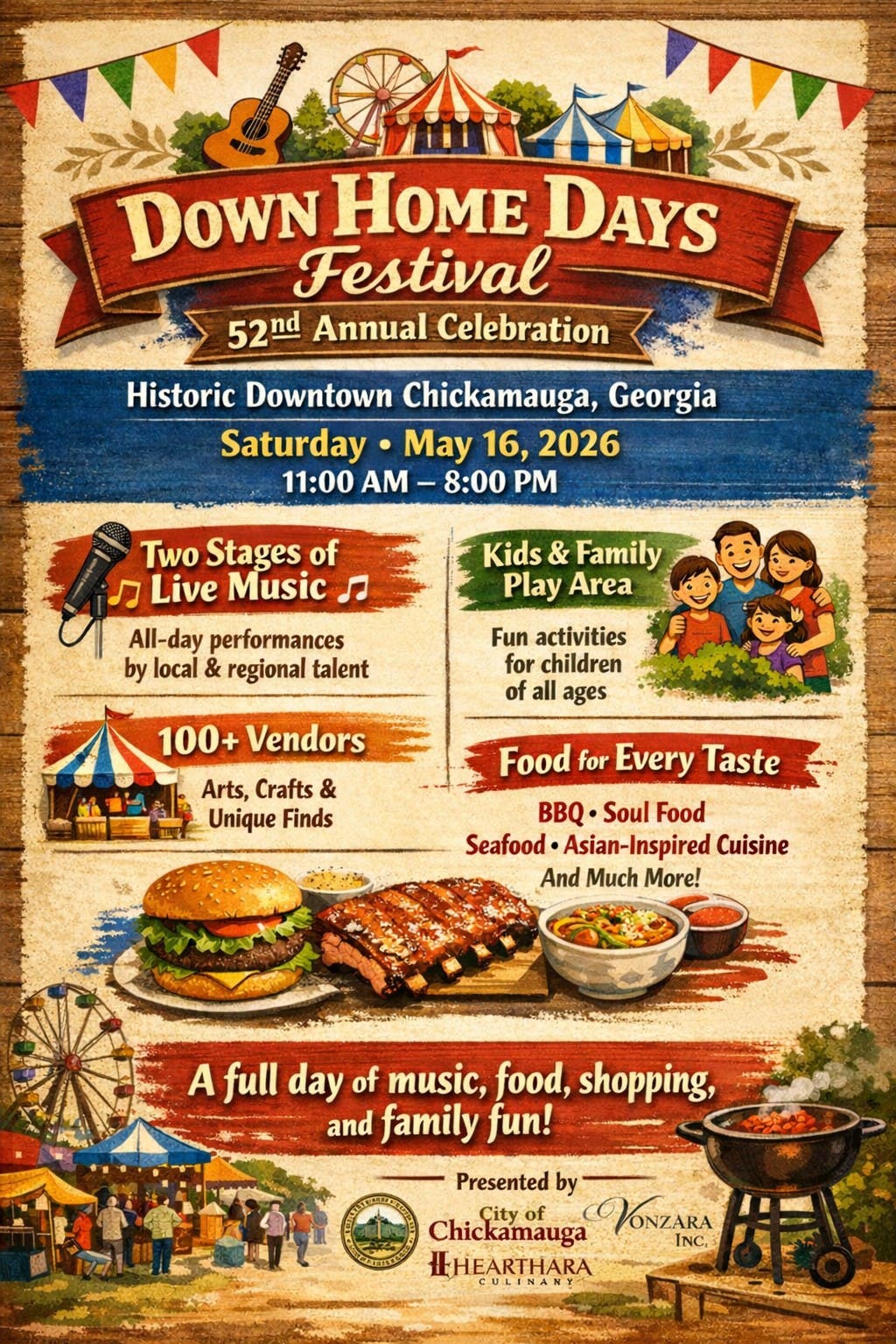 52nd Annual Down Home Days Festival Chickamauga GA