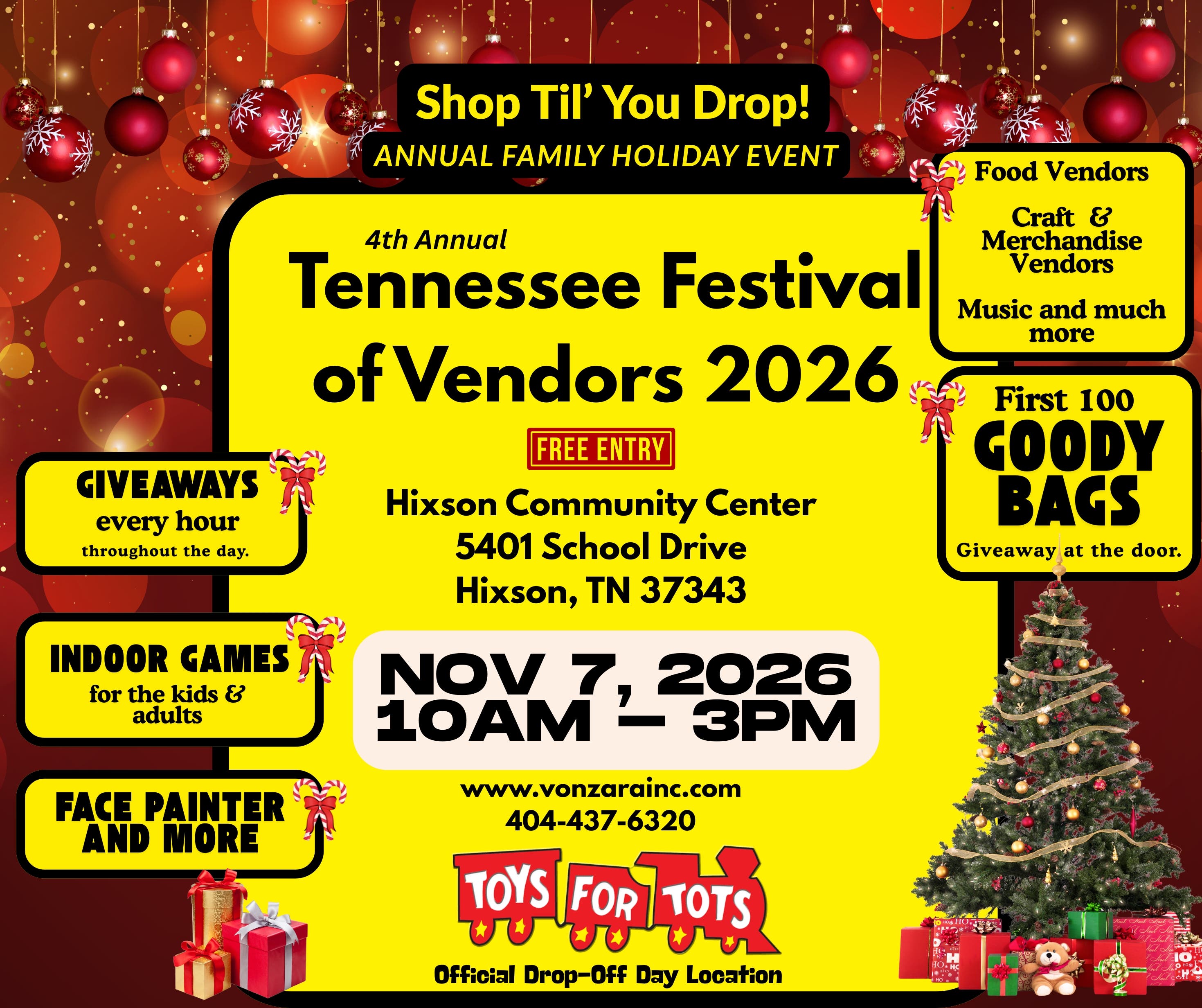 Tennessee Festival of Vendors 2026 (Holiday Shopping Event)
