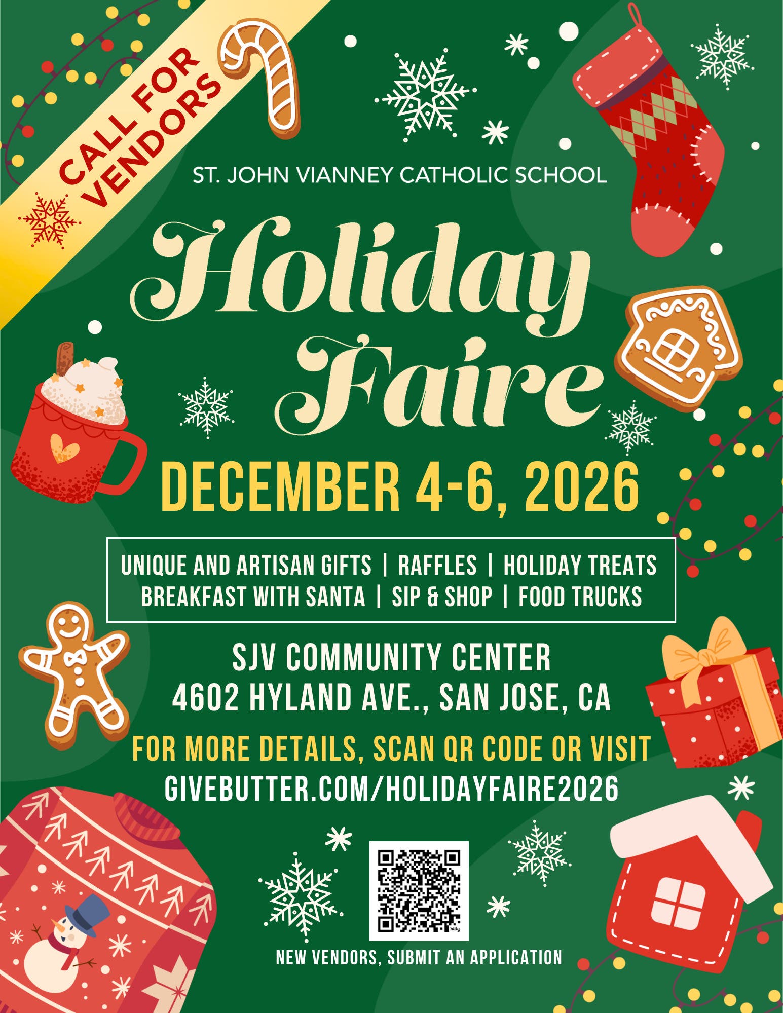 2026 Holiday Faire - Call For Vendors