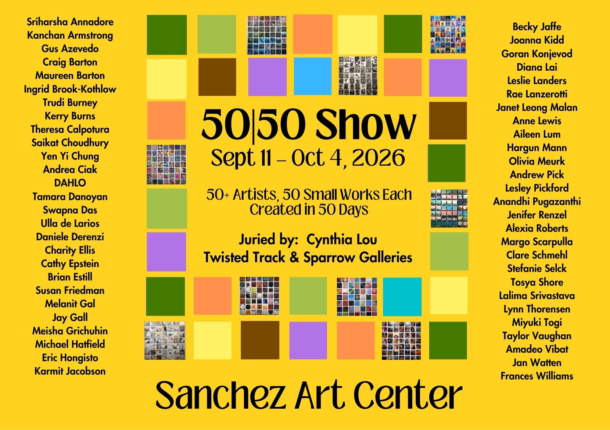 18th Annual 50|50 Show Opening Benefit Fundraiser