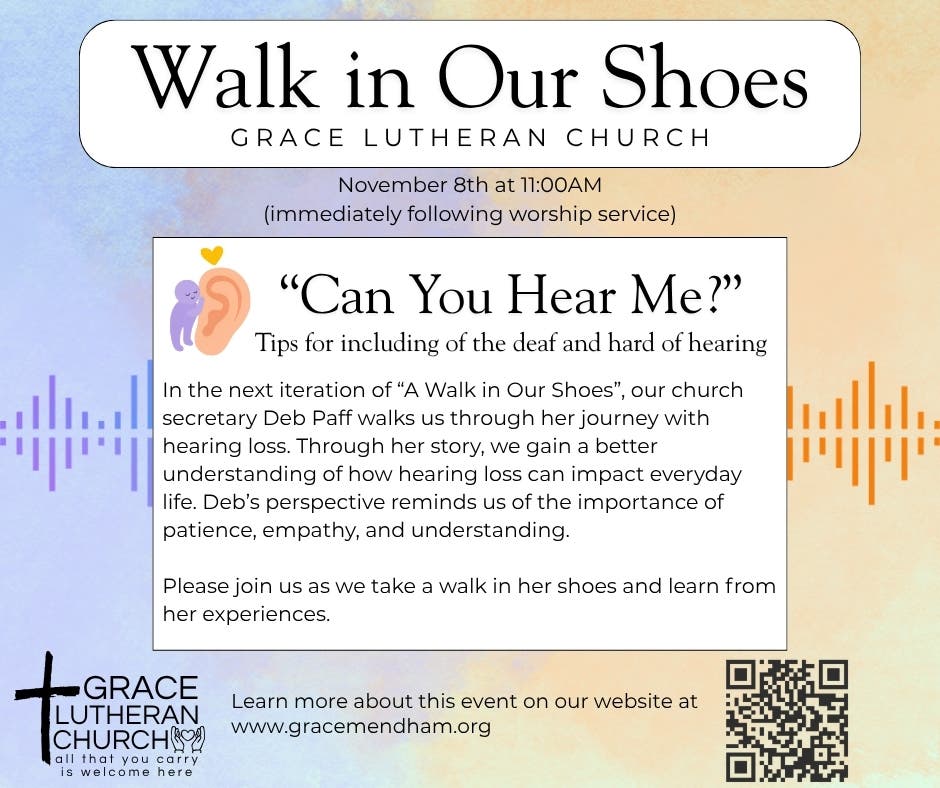 Walk In Our Shoes: "Can You Hear Me?"