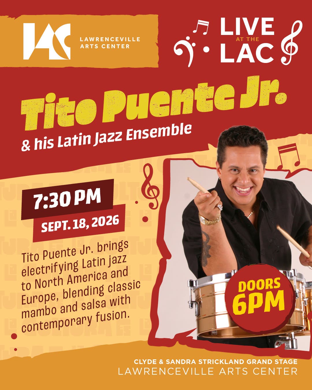 LIVE at the LAC: Tito Puente Jr. & his Latin Jazz Ensemble