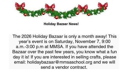 Maternity of Mary / St. Andrew School Holiday Bazaar