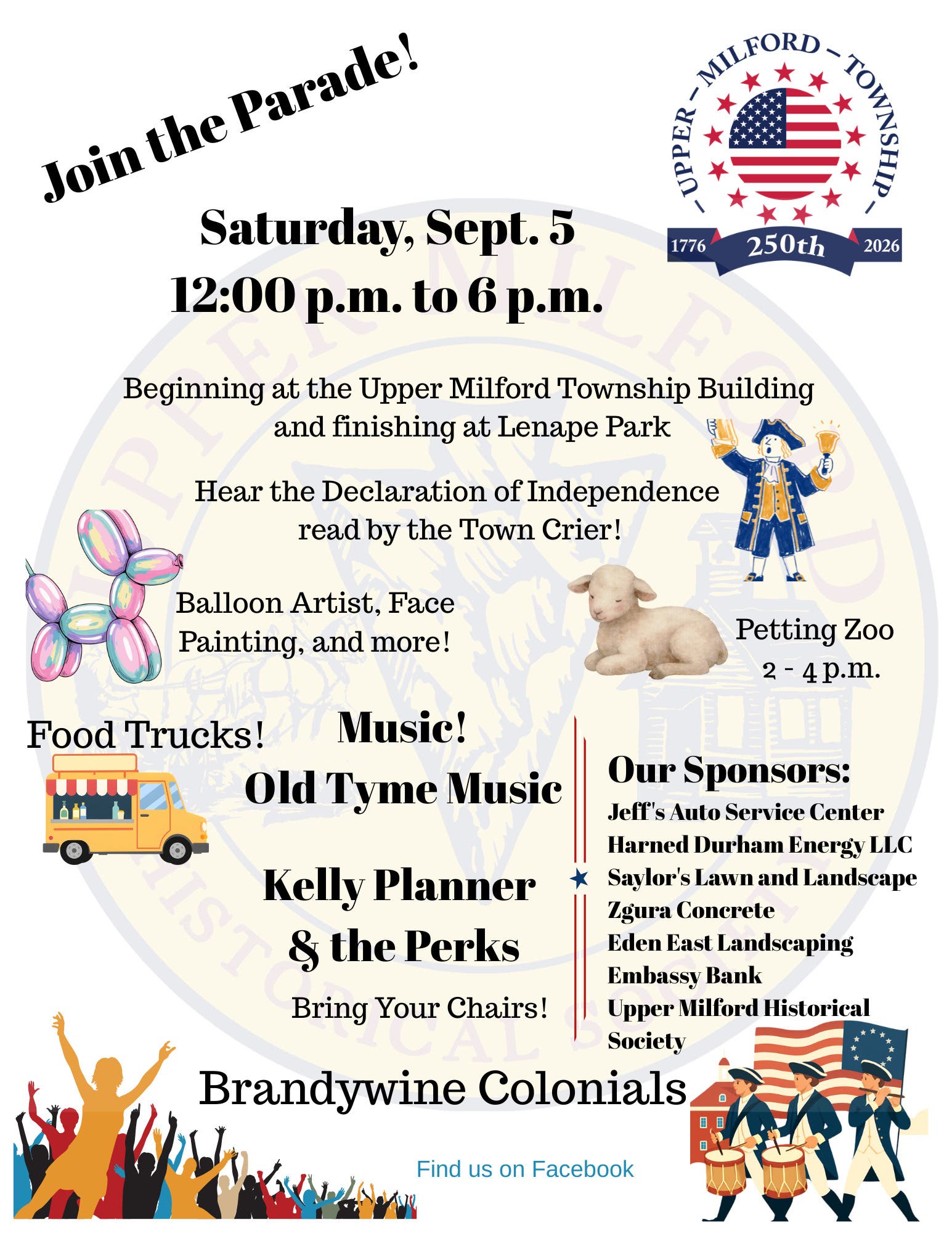 Upper Milford Township 250th Anniversary Parade