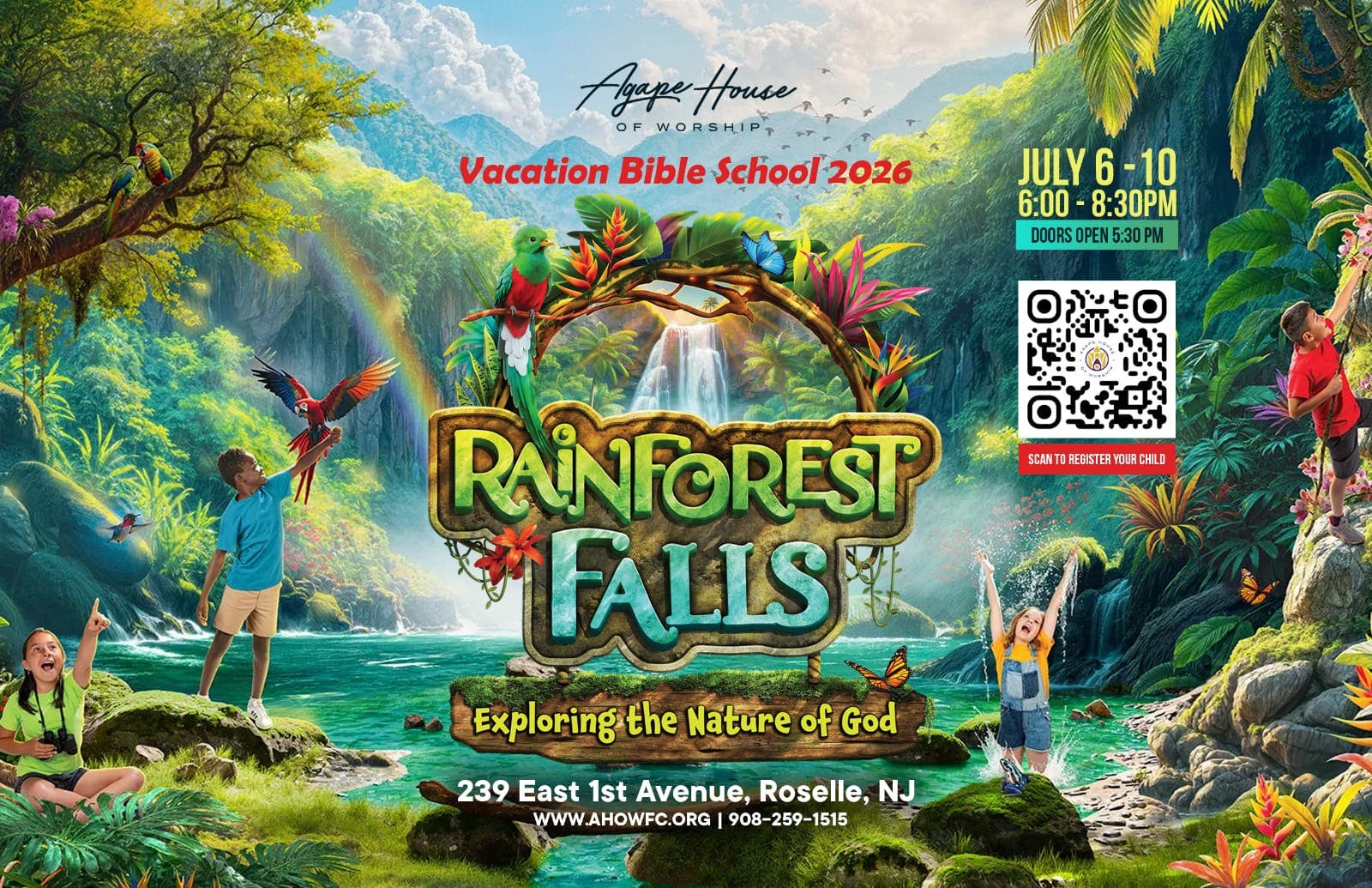 Rainforest Falls Vacation Bible School 2026